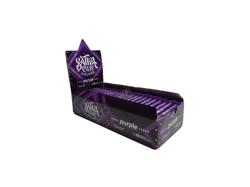 Sativa Club Celulosa Regular Color Violeta x22 Unidades 